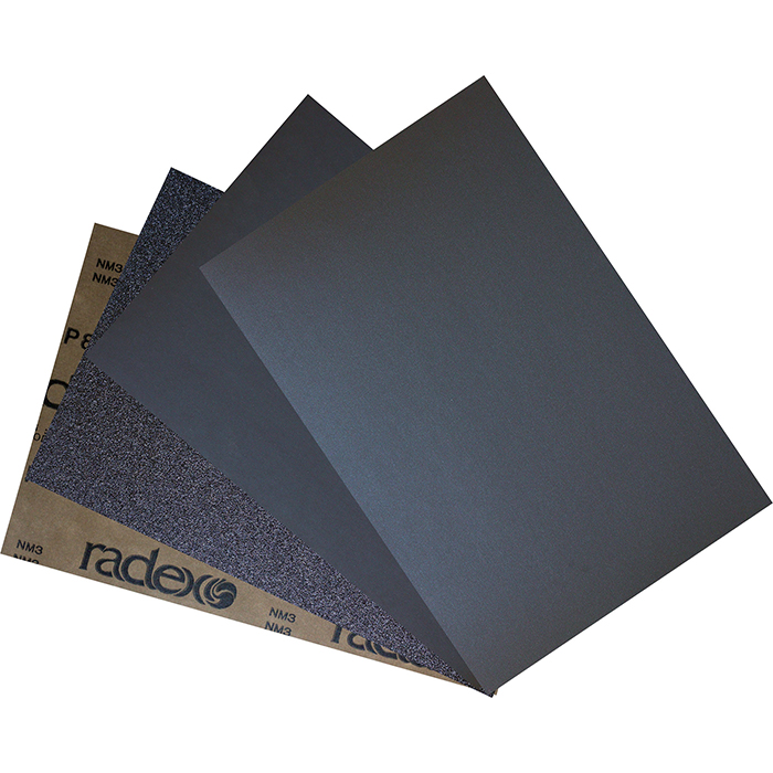 Radex WPF Водостойкая шлифовальная бумага 230мм x 280мм Р320, в упаковке 25шт.