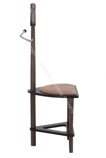 Вешалка напольная со стулом Leset Атланта венге