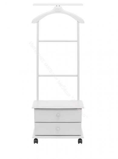 Вешалка напольная с тумбой Leset Ричмонд белый
