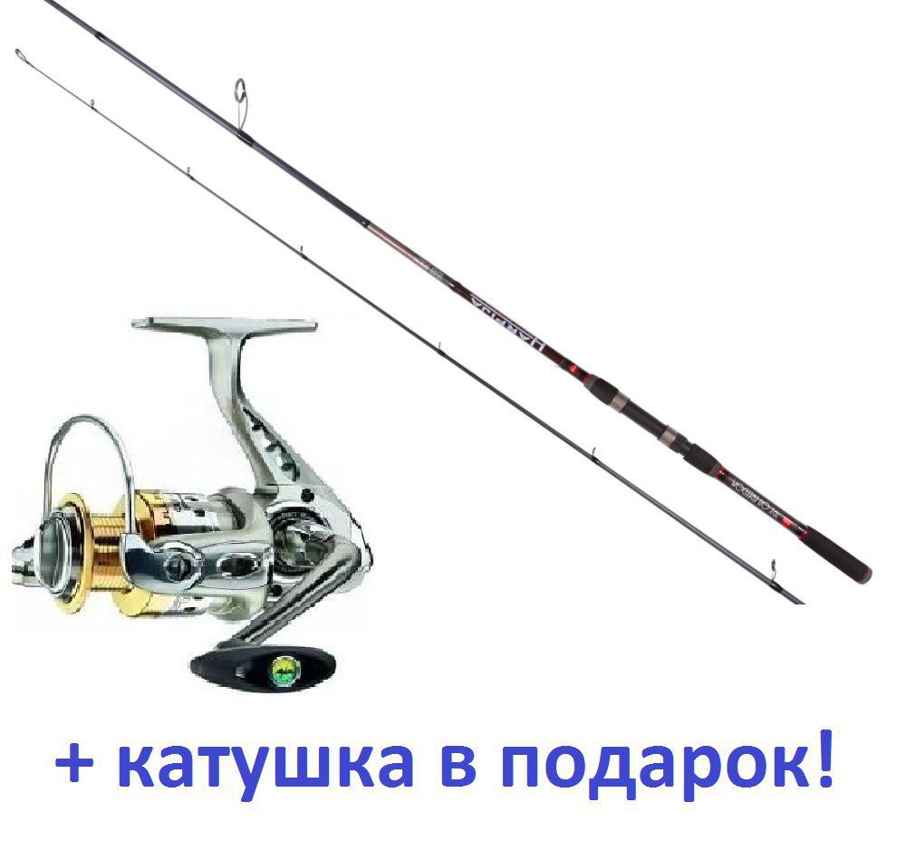 Спиннинг AIKO Harpija HRP 244МH 244 см/12-38гр+ Катушка Cormoran Bull Fighter-5AiF 3000 в подарок!