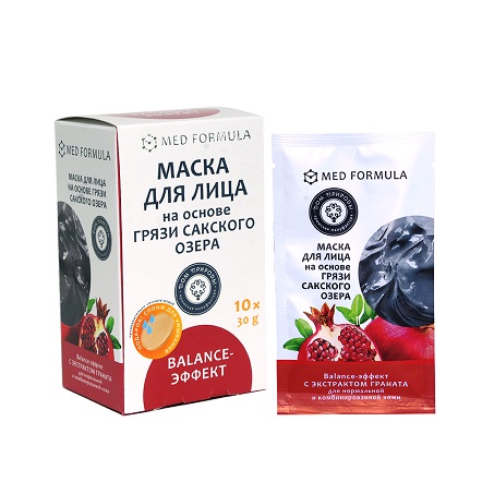 Маска для лица на основе грязи Сакского озера Balance-эффект 30 гр /1 саше