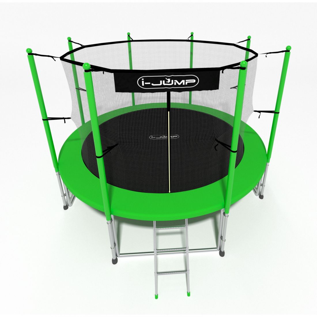 Батут i-Jump Classic Light 8ft green