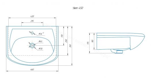 Умывальник мебельный "Уют 45" г. Киров