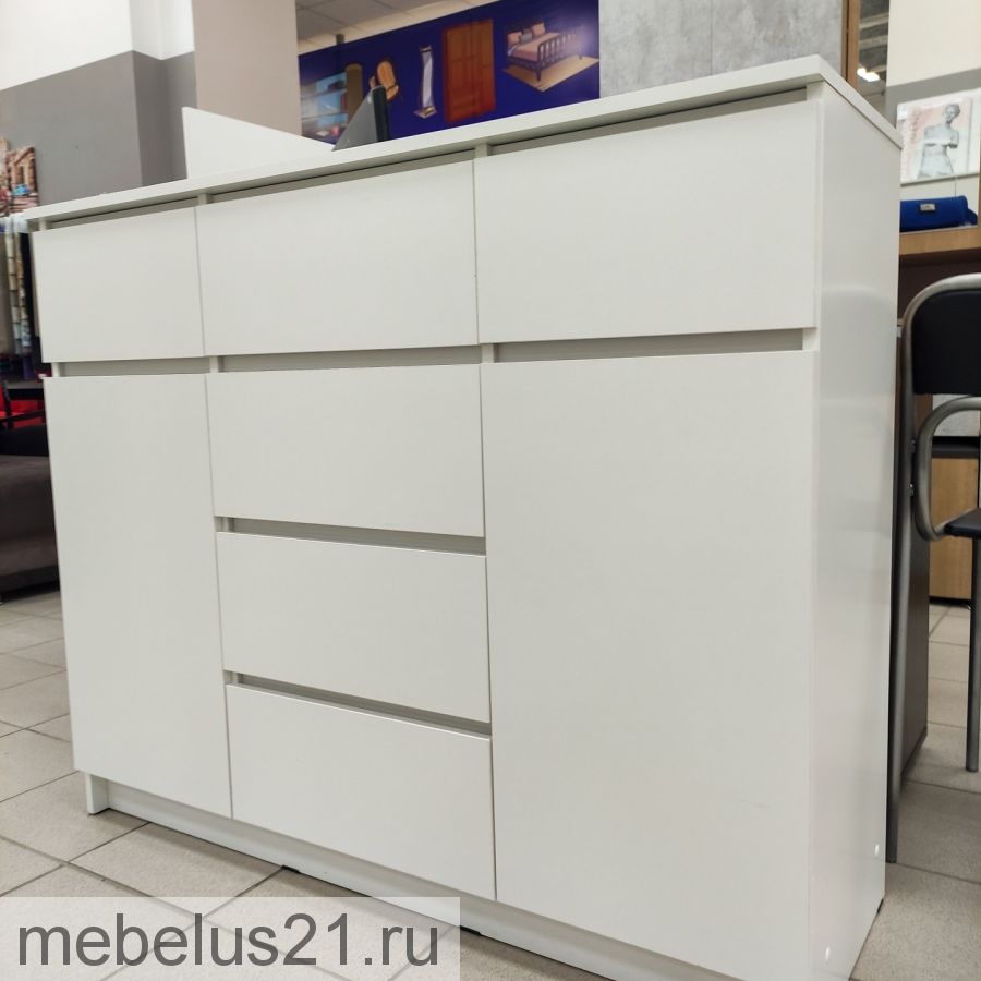 Комод Норд 5 Белый
