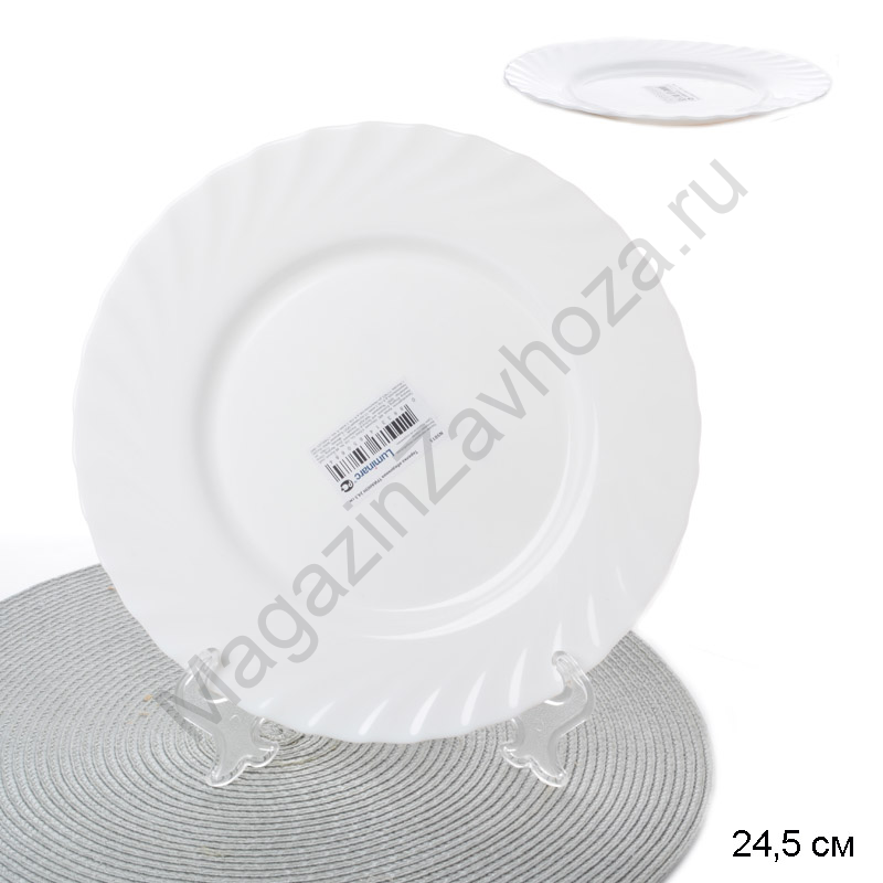 Тарелка обеденная 24,5 см Трианон / H3665/61259/N5015 /уп 24/