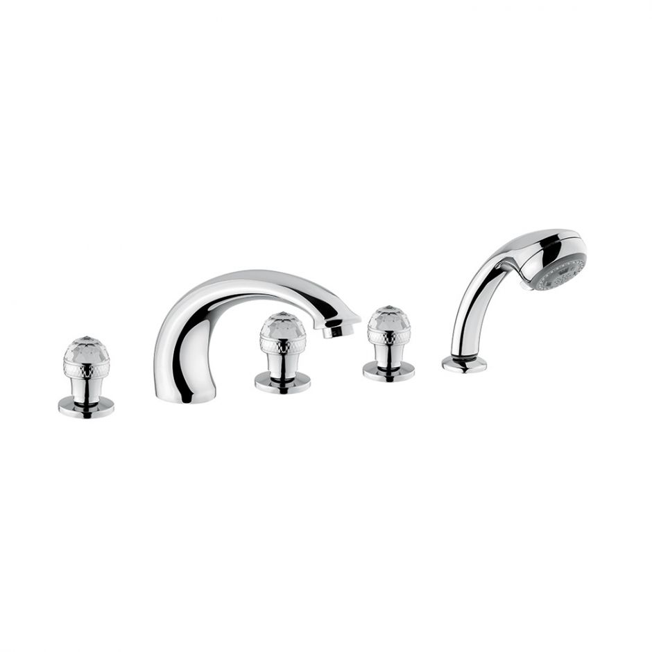 Изображение Смеситель для ванны двухвентильный Migliore Axo Swarovski ML.AXO-680F