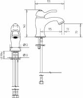 Смеситель однорычажный для раковины Migliore Lem ML.LEM-2913 схема 4