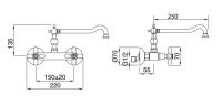 Смеситель двухвентильный для кухонной мойки Migliore Princeton ML.CUC-852 схема 8