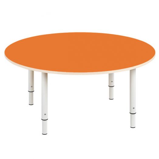 РСН-0020-09 Стол круглый регулируемый Цвет: Оранжевый