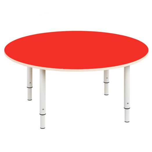 РСН-0020-10 Стол круглый регулируемый Цвет: Красный