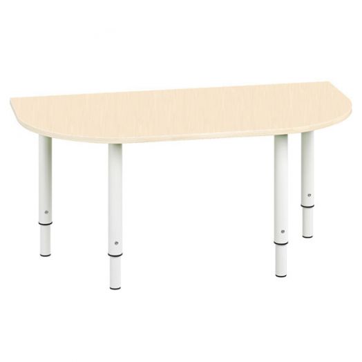РСН-0009-01 Стол закругленный регулируемый Цвет: Дуб молочный