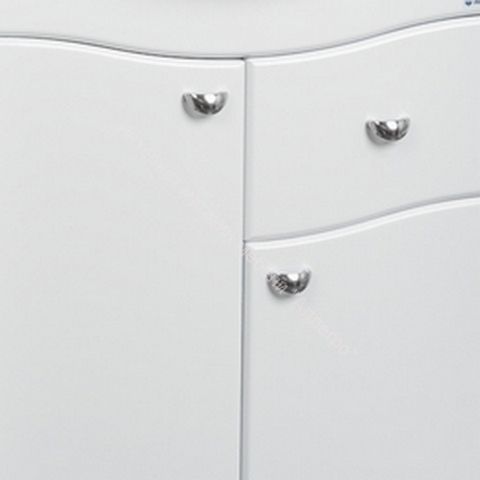 Тумба под умывальник "Уют 50 Волна" с верхним ящиком В1 АЙСБЕРГ