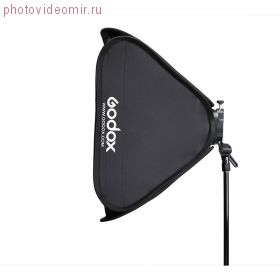 Софтбокс Godox SGGV6060 для накамерных вспышек (с сотами и адаптером S2)