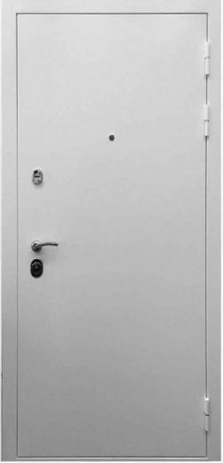 Дверь входная металлическая Great Doors H5 Шагрень Белая Зеркало Мини ФЛЗ-120 Венге