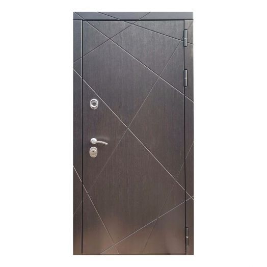 Дверь входная металлическая Great Doors H13 Венге Сити Белый Ясень