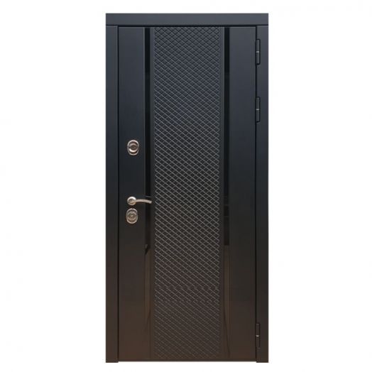 Дверь входная металлическая Great Doors H25 Черный кварц ФЛ-247 Сандал Серый