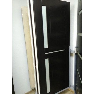 Входная дверь Лабиринт Нью-Йорк 02 Венге стекло белое