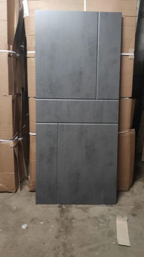 Входная Металлическая Дверь Термодор Termo-door (T.DOOR) Техно Графит Горизонт бетон темный