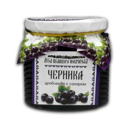 Черника дроблёная с сахаром