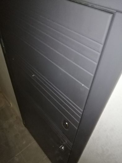 Дверь Входная REX 14 Силк Титан полоски горизонтальные