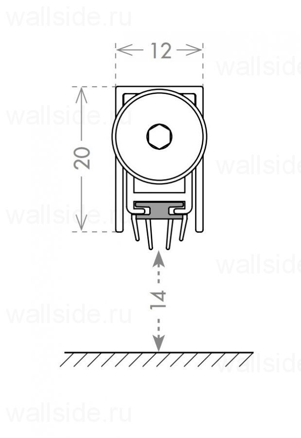 Автоматический порог Armadillo EASY TREND ASTD A1/930