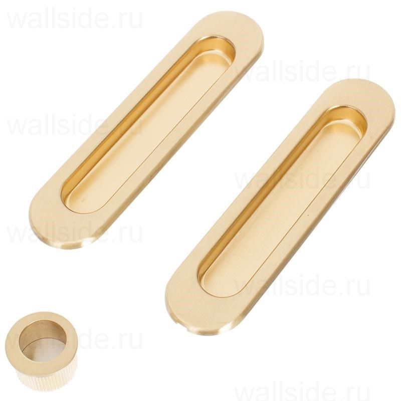 Комплект ручек для раздвижных дверей Armadillo SH010-SG-1 Матовое золото