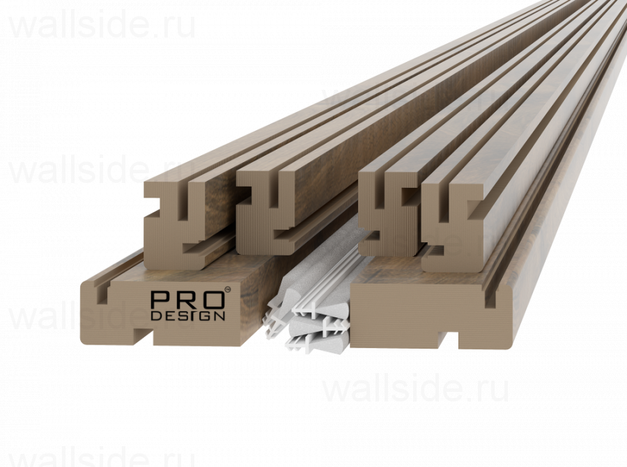 Обрамление 100 мм (ПВХ) для двустворчатого пенала Eclisse