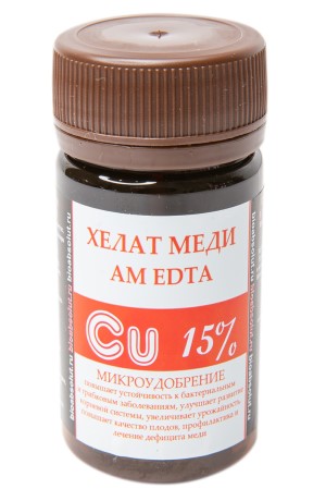 ХЕЛАТ МЕДИ AM EDTA Cu15%, микроудобрение 50г