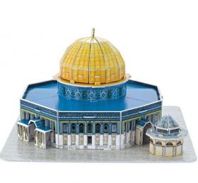 Конструктор 3D Пазл макет мечети Купол Скалы Dome of the Rock в Иерусалиме 34 детали