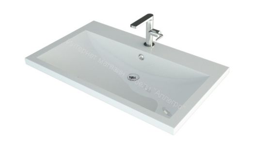 Тумба под умывальник "Elen 75" Cube без ящика и корзиной д/ белья Домино