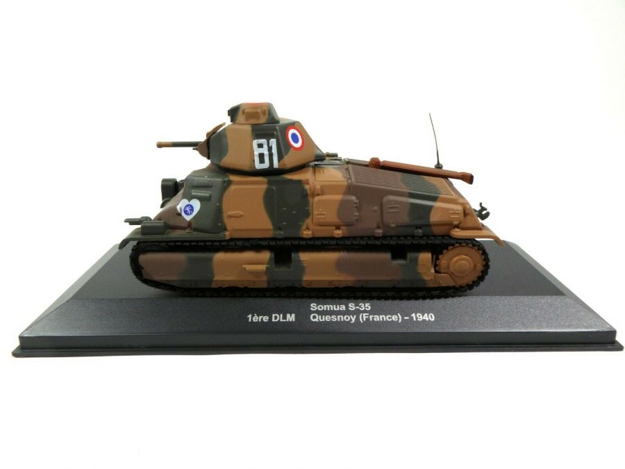 Французский танк Somua S35 в масштабе 1/43 (Eaglemoss-IXO)