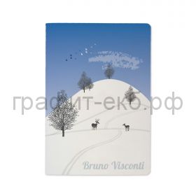 Тетрадь А5 40л.кл.BrunoVisconti Зима.Холмы 7-40-001/46