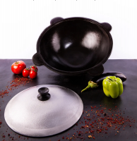 Казан чугунный с крышкой узбекский