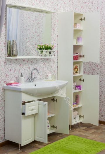 Тумба с умывальником "Элеганс 105" Софи с ящиками Sanflor