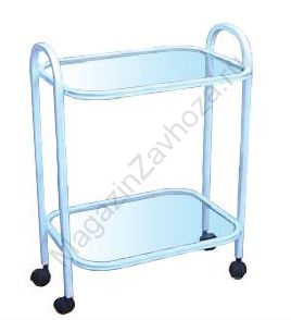 Стол медицинский 2-х полочный 610х460х880