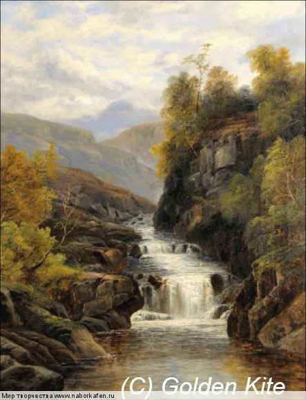 Набор для вышивания "2678 Landscape with a River (small)"