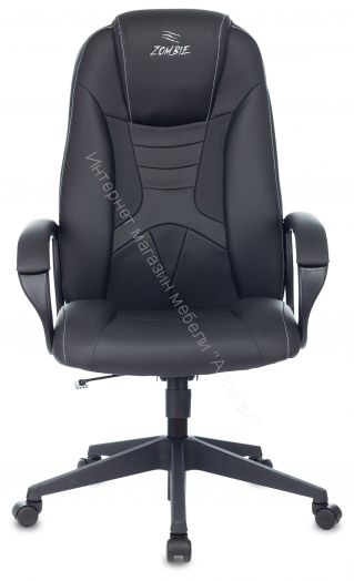 Кресло игровое Zombie 8 черный эко.кожа крестовина пластик