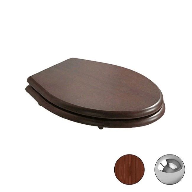 Изображение Сиденье Galassia Ethos из дерева, цвет орех 8495