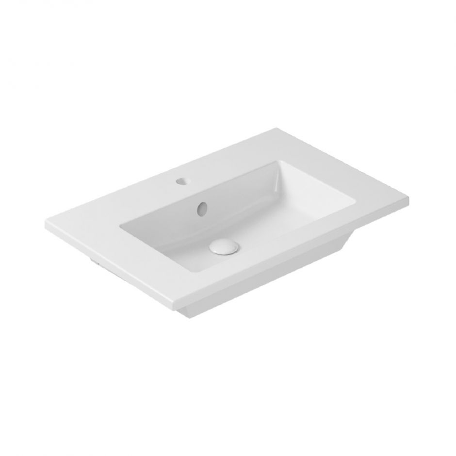 Изображение Раковина Galassia Eden с 1 отверстием и переливом 71x46 7222