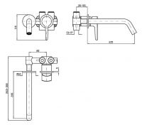 Смеситель для раковины Zucchetti Medameda ZMM679/ZMM678 схема 4