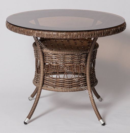 Стул Sofia FM 1018  коричневый, искусственный ротанг