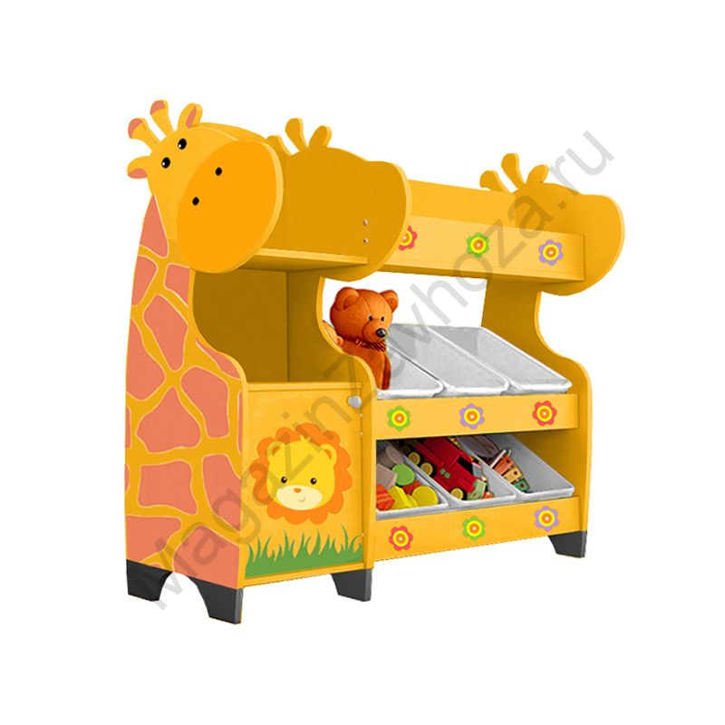 СТЕЛЛАЖНАЯ НАКЛОННАЯ СИСТЕМА ХРАНЕНИЯ 25/32 С ДЕКОРАЦИЕЙ МАНГО