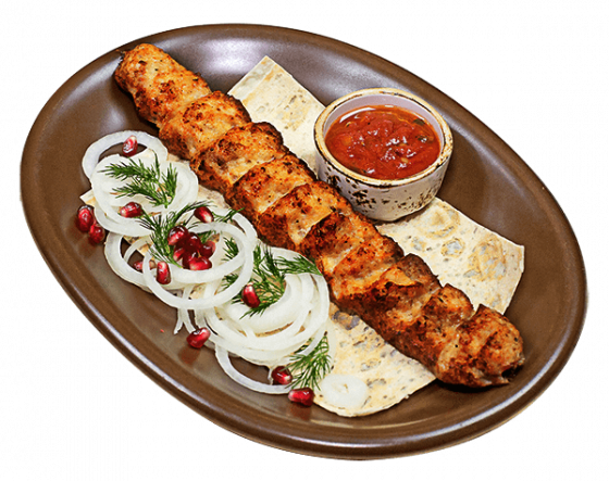 Люля кебаб говядина с сыром сулугуни