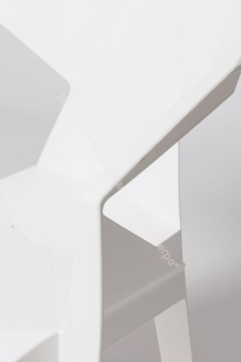 Кресло пластик Румба Белый