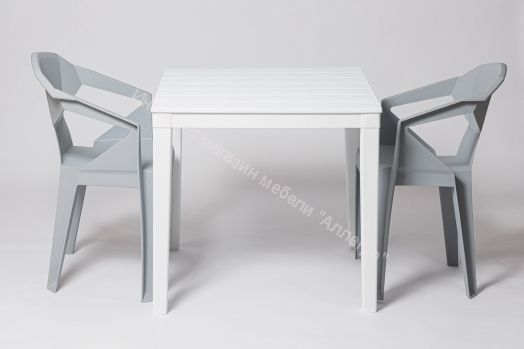 Стол Румба 800х800 мм пластик