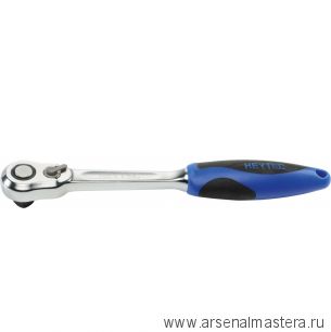 Рукоятка трещоточная 50840-10-17 3/8д DR 60 зубцов длина 205 мм HEYCO HE-50840101783