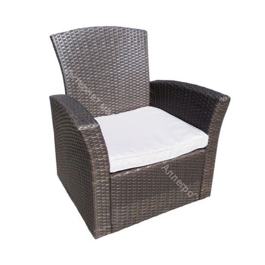 Комплект садовой мебели "Майами" (диван, 2 кресла RS 31/стол RD31) коричневый искусственный ротанг