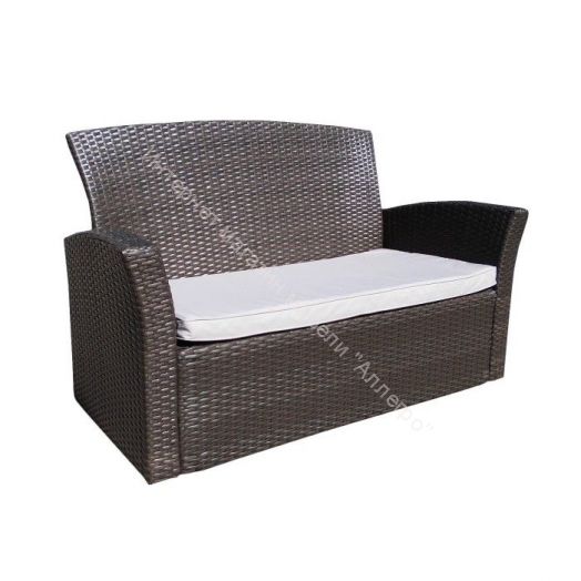 Комплект садовой мебели "Майами" (диван, 2 кресла RS 31/стол RD31) коричневый искусственный ротанг