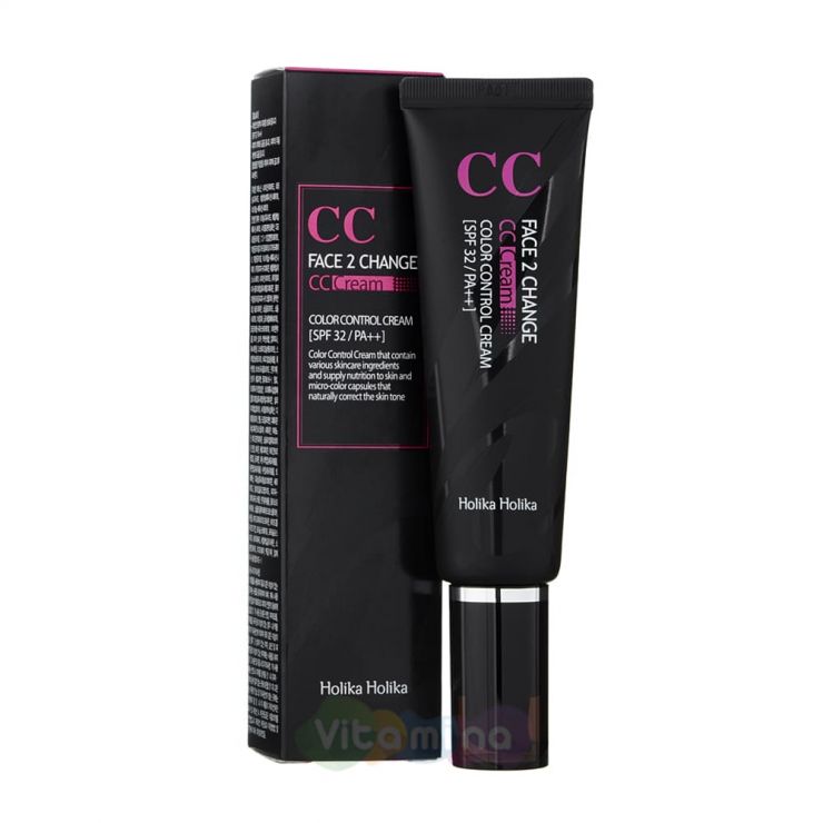 Holika Holika Увлажняющий и матирующий СС крем Face 2 Change CC Cream SPF32 PA++