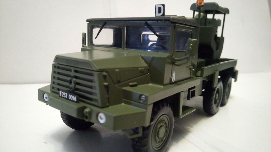 Французский военный грузовик BERLIET TBC/GBC 8 KT CMD 1958(IXO-Hachette) 1/43